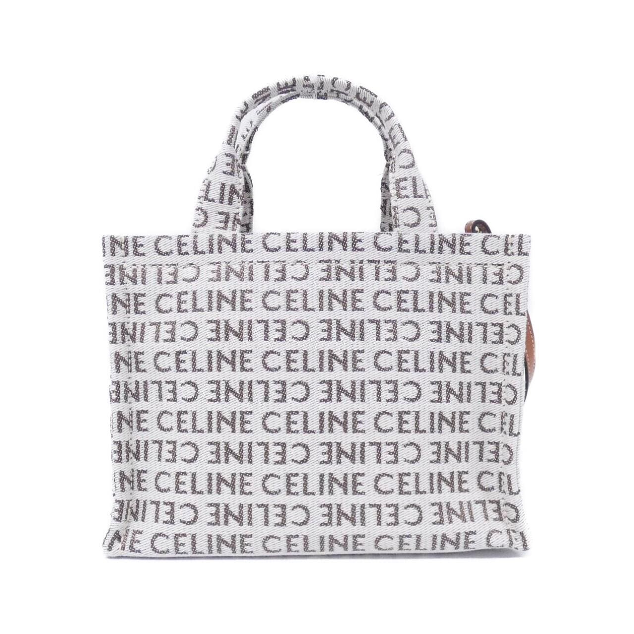 CELINE Cabas 199162FEF Handbag Canvas 2