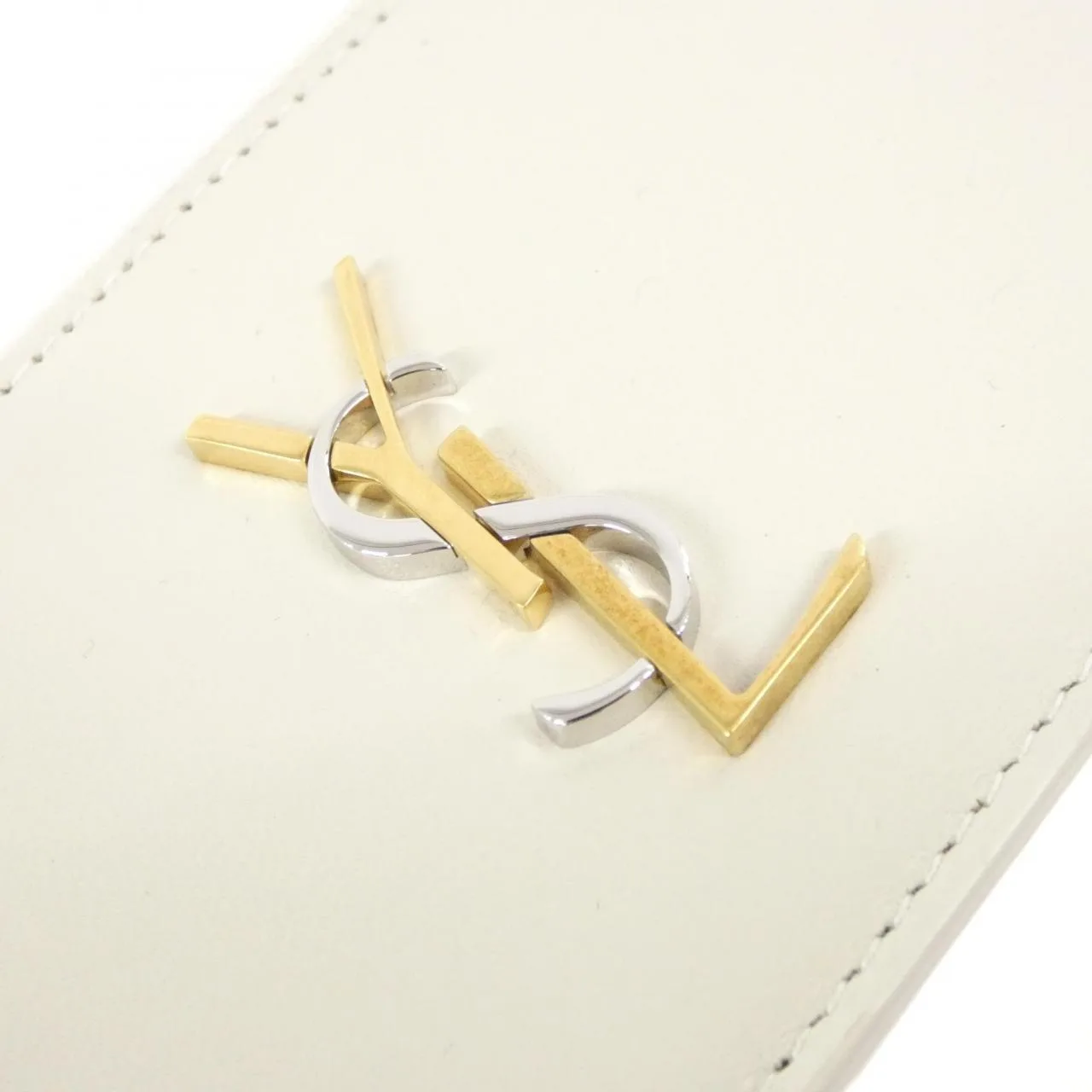 SAINT LAURENT 611558 AAB4K Coin Case Leather Leather New - Thumbnail 3