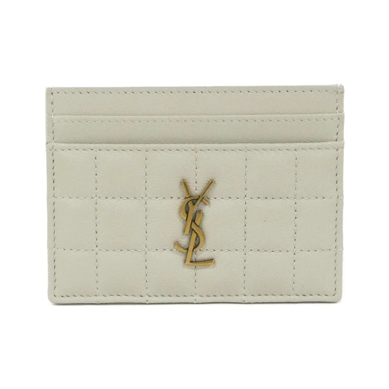 SAINT LAURENT Cassandre 742760 AABVP Card Case Lambskin