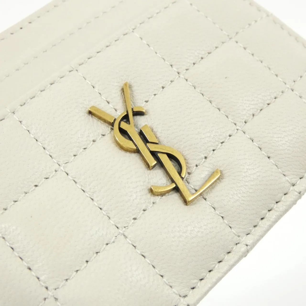 SAINT LAURENT Cassandre 742760 AABVP Card Case Lambskin Lambskin New - Thumbnail 3