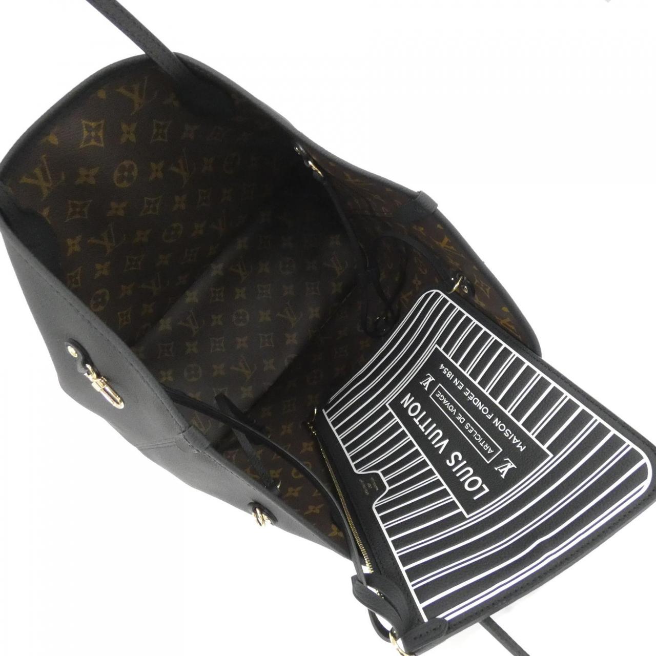 LOUIS VUITTON Neverfull M11946 Bag Monogram Black Monogram Rank A - Thumbnail 8