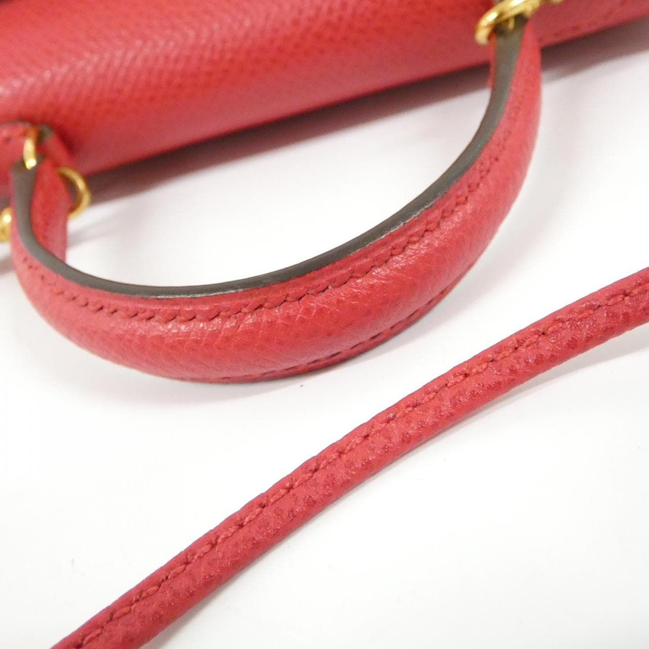 HERMES HERMÈS Kelly 017912CC Bag Rouge - Thumbnail 6