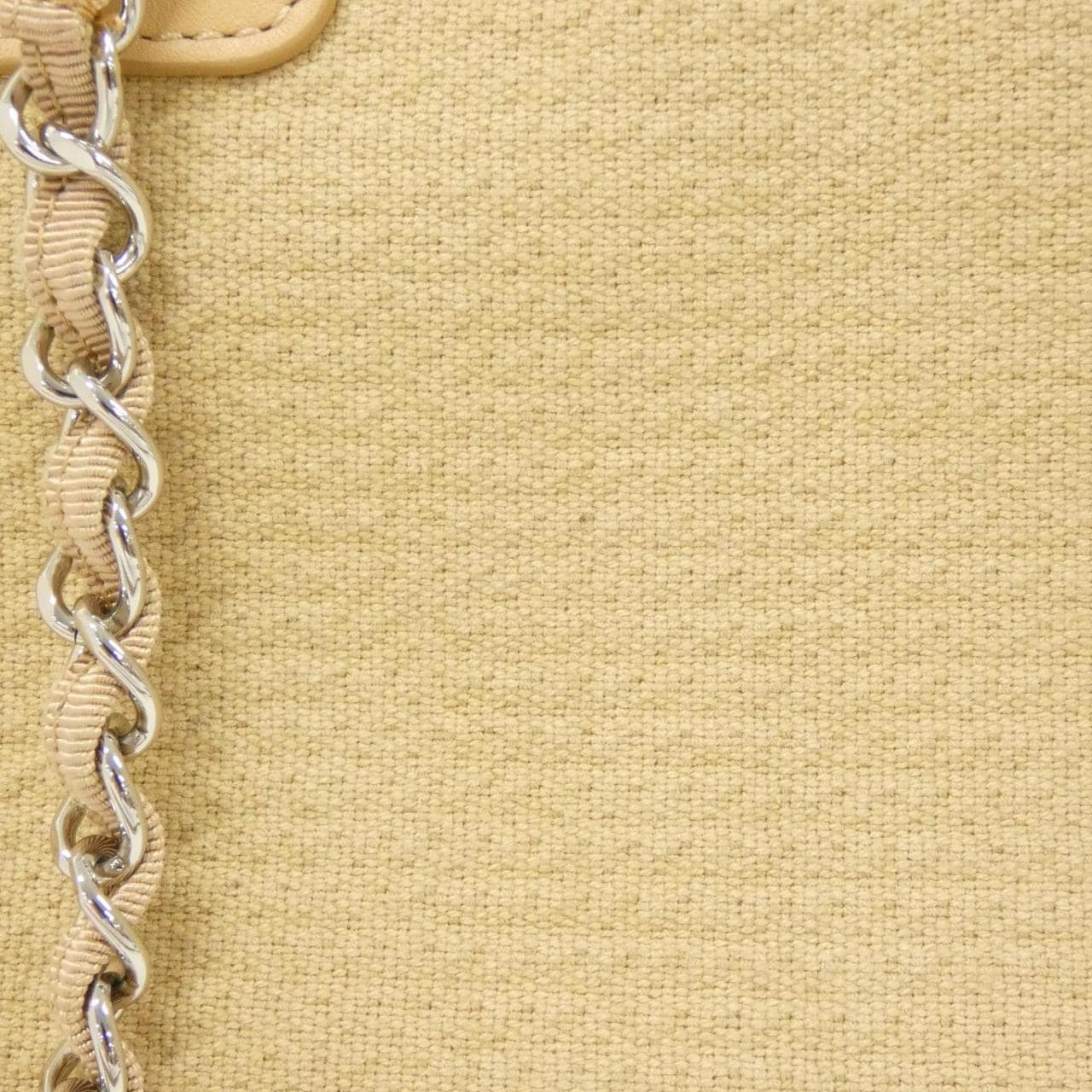 CHANEL Deauville 92749 Boston Bag Beige - Thumbnail 5