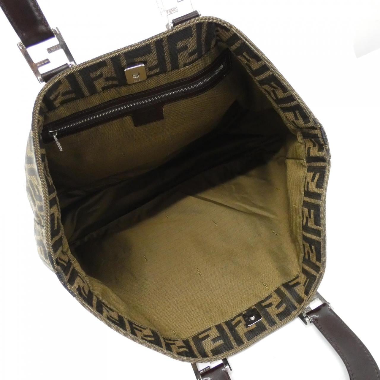 FENDI 26329 Handbag Canvas Black Canvas Rank A - Thumbnail 7