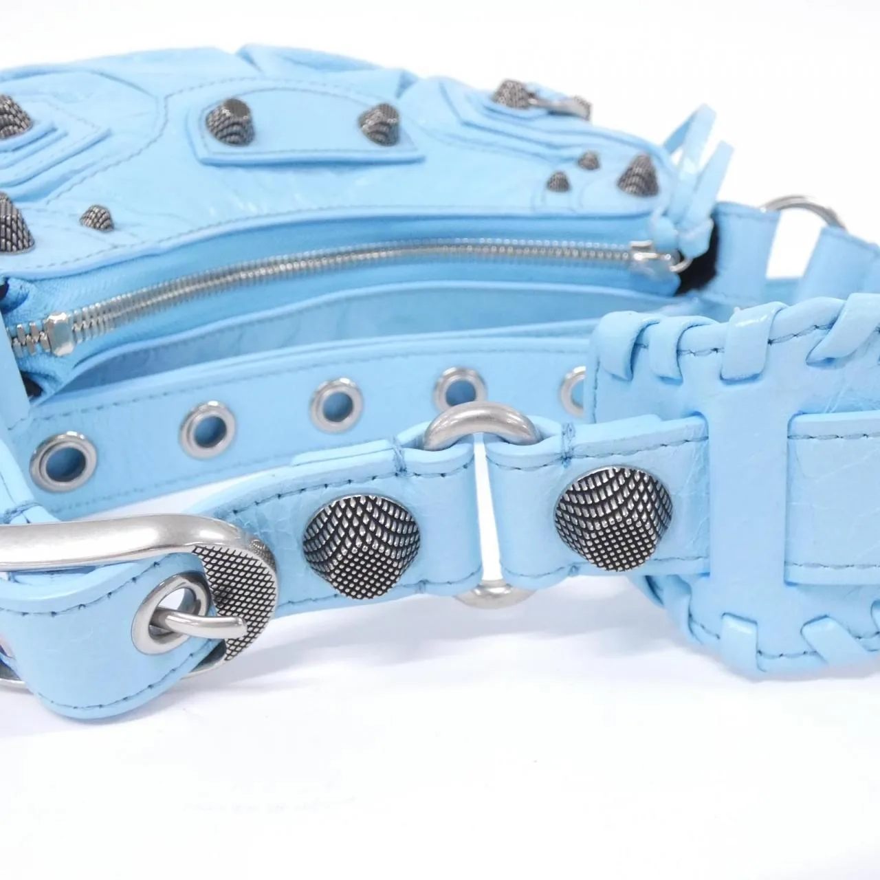 BALENCIAGA Le Cagole 671309 1VG9Y Shoulder Lambskin 羊皮 新品 - 縮圖 5