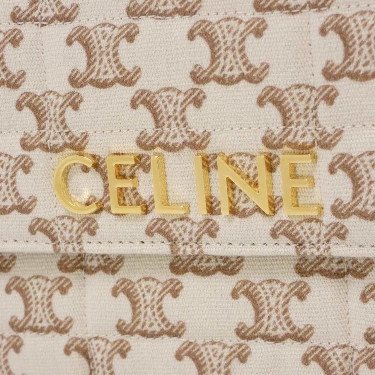 CELINE 111272EZ9 Shoulder Bag Canvas 帆布 新品 - 縮圖 4