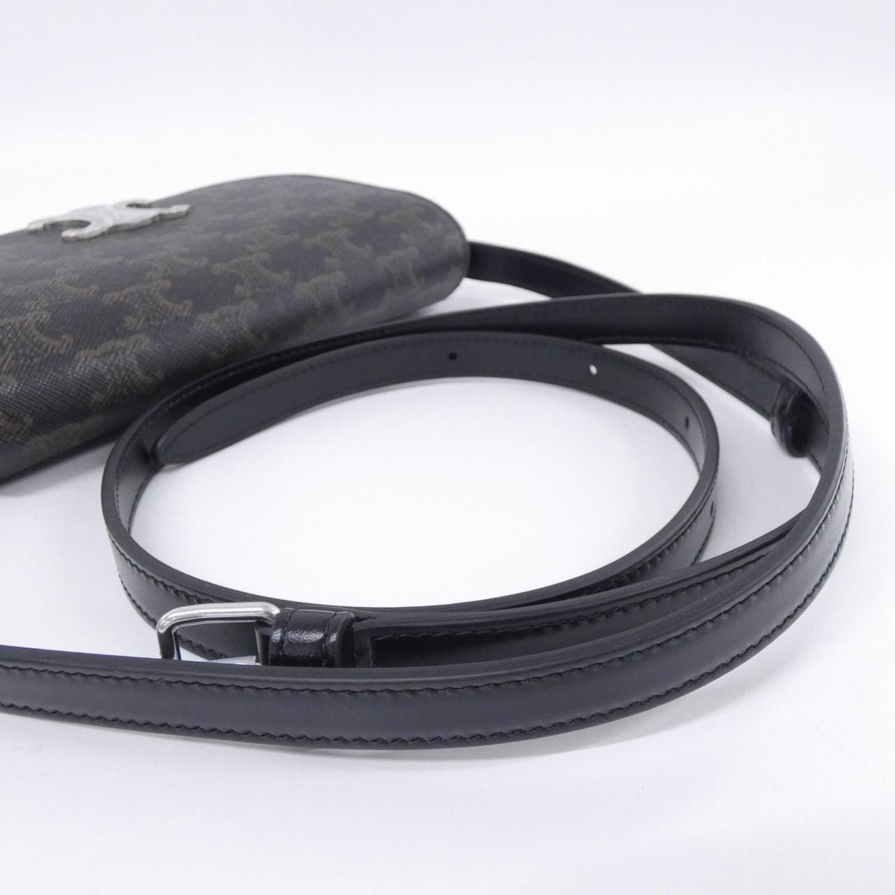 CELINE 117892GJH Shoulder Bag Canvas Black Canvas New - Thumbnail 5