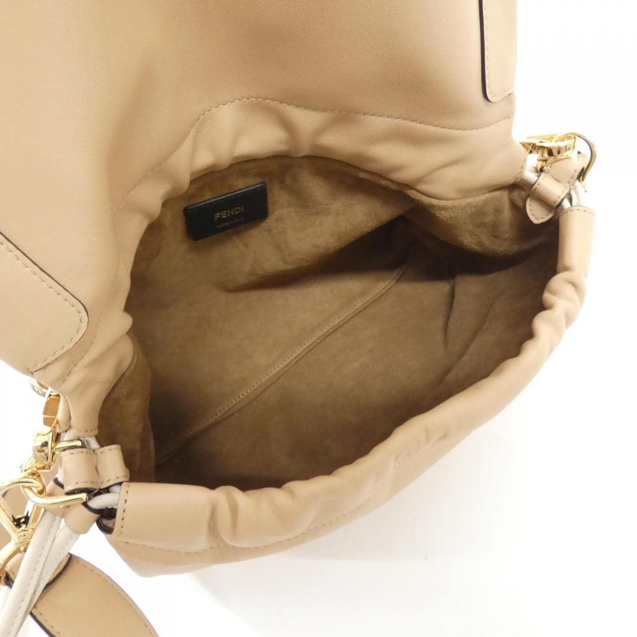 FENDI Baguette 8BR833 AQ0D Shoulder Leather Black Leather - Thumbnail 6