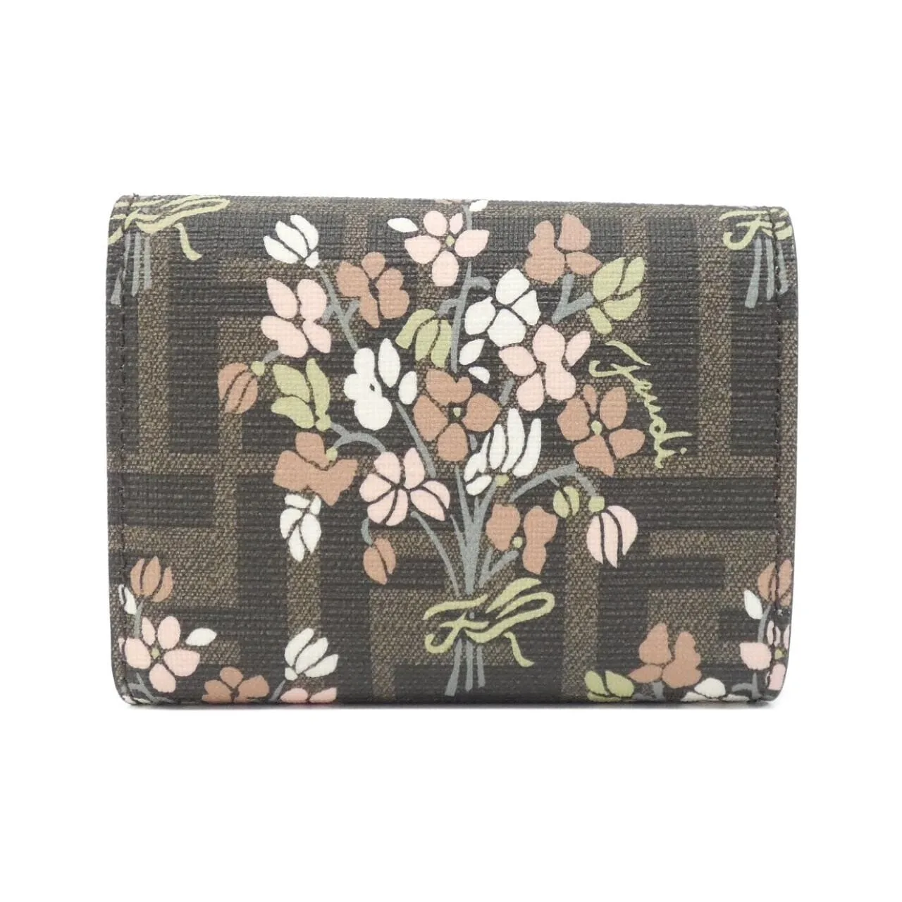 FENDI 8M0480 AURF Wallet Canvas Canvas New - Thumbnail 2