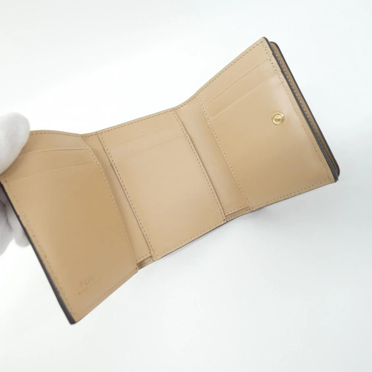 FENDI 8M0480 AURF Wallet Canvas Canvas New - Thumbnail 3