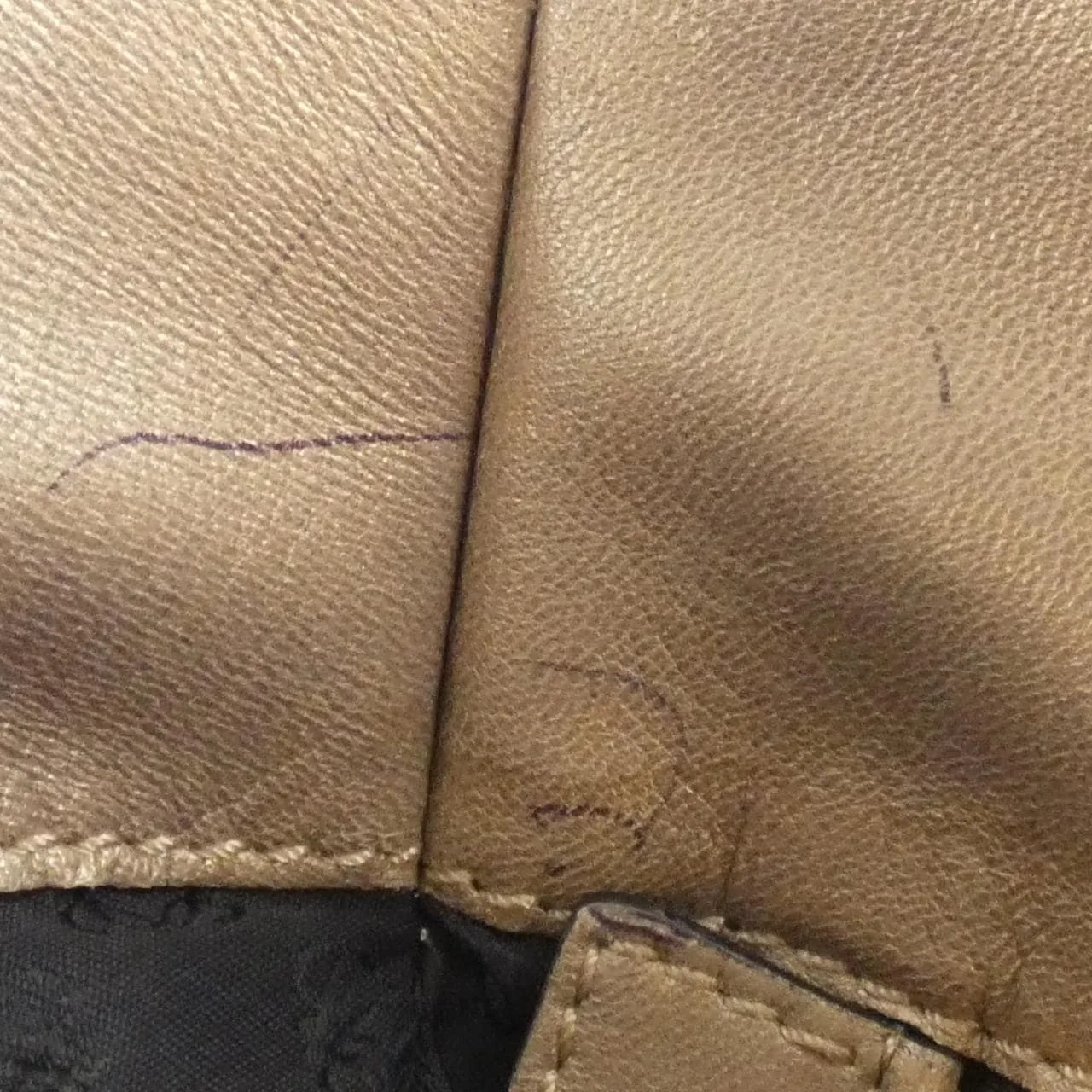 LOEWE 315 82 B50 Handbag 金色 中古品B - 縮圖 10