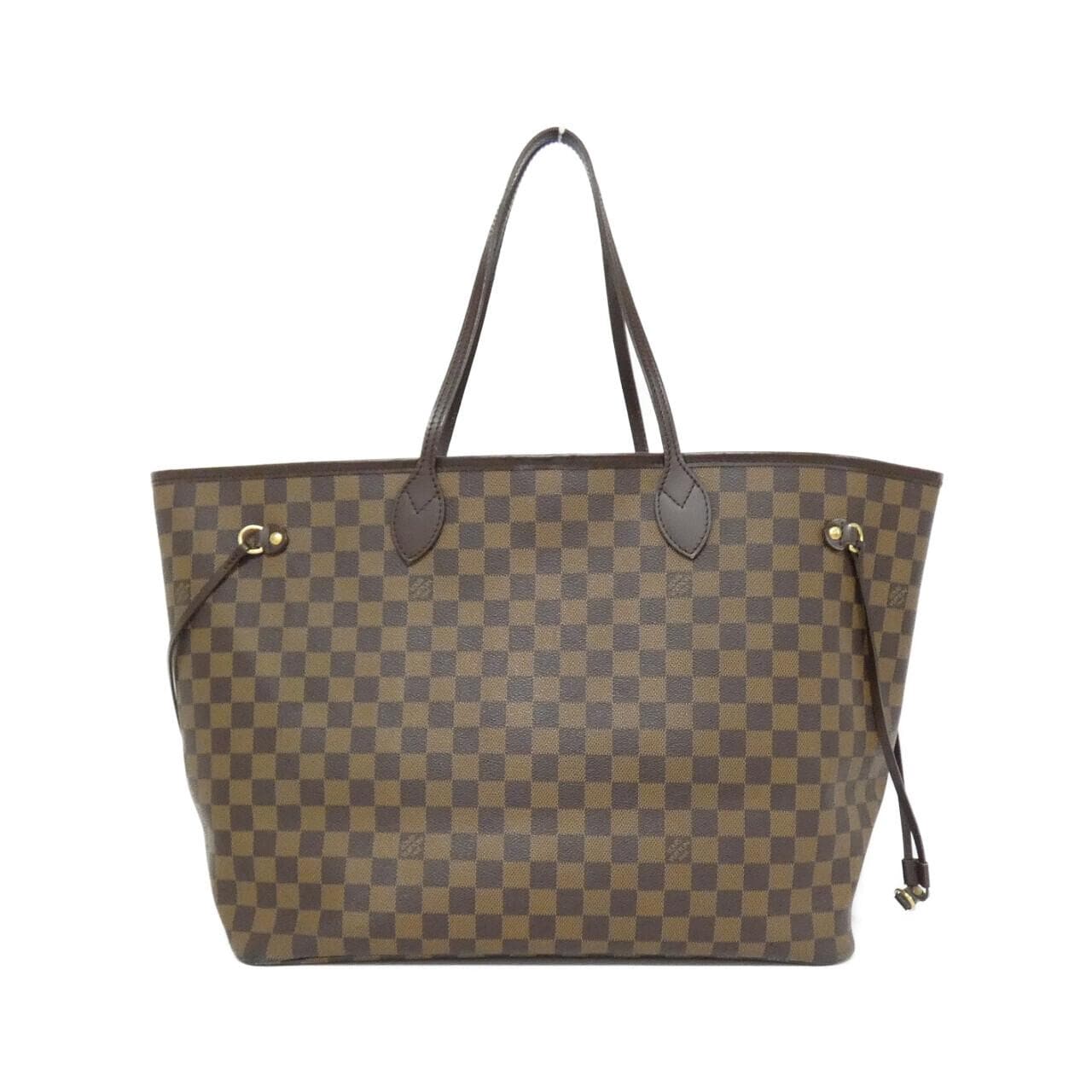 LOUIS VUITTON Neverfull N51106 Bag Damier Black