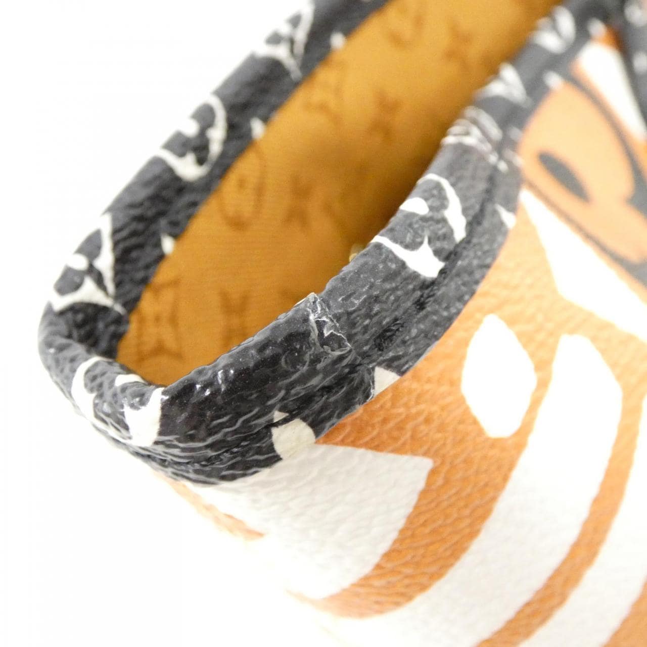 LOUIS VUITTON Neverfull M56584 Bag Canvas 黑色 帆布 中古品A - 縮圖 4