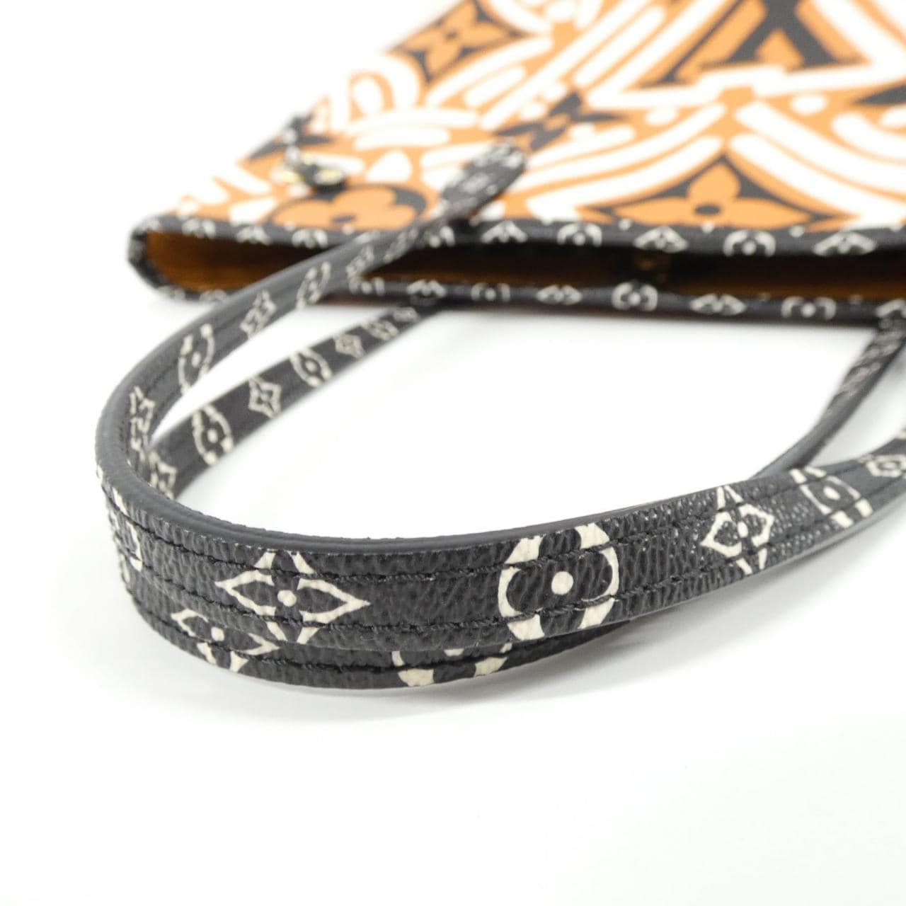 LOUIS VUITTON Neverfull M56584 Bag Canvas 黑色 帆布 中古品A - 縮圖 5