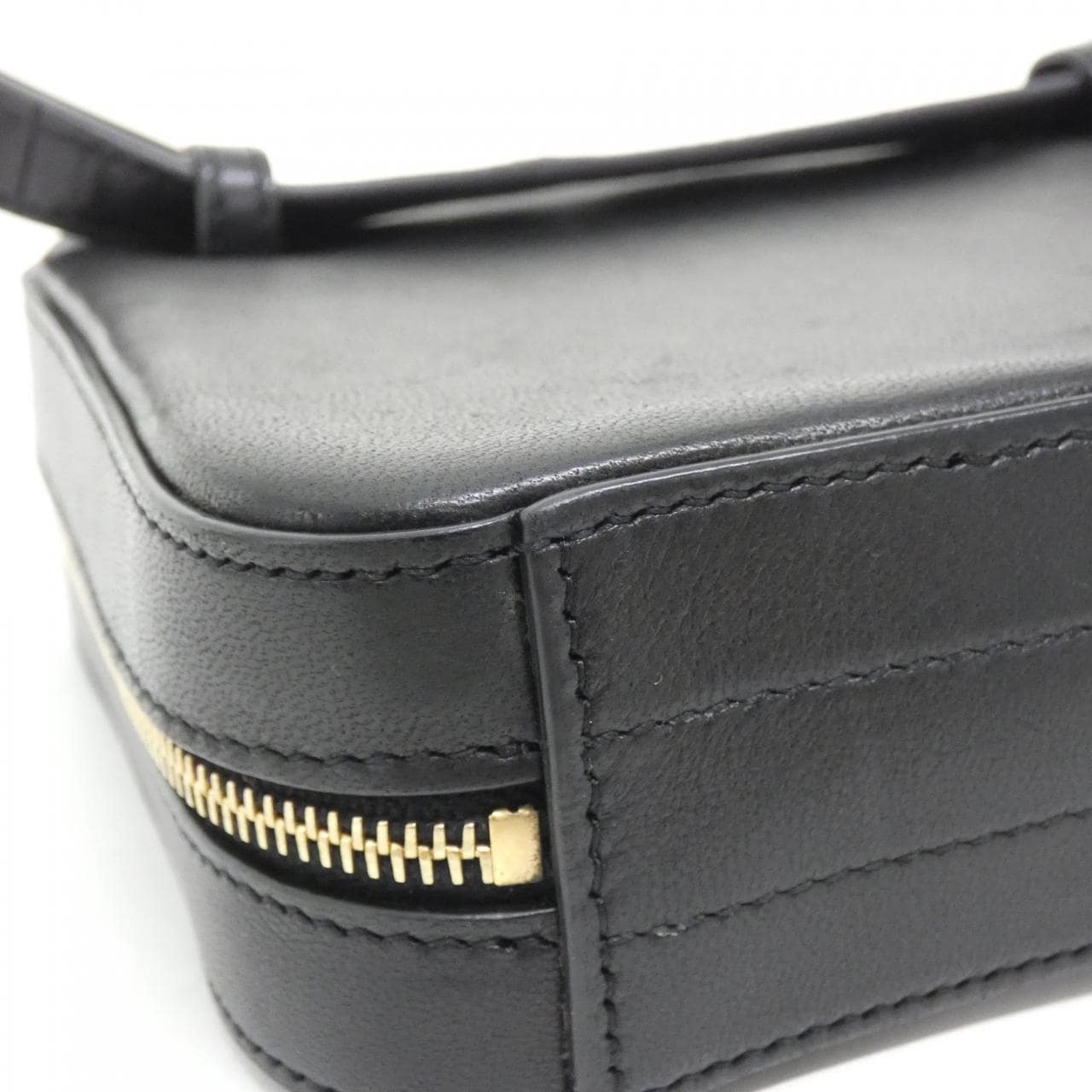 SAINT LAURENT 557574 0YD0J Belt Bag Leather Black Leather - Thumbnail 3