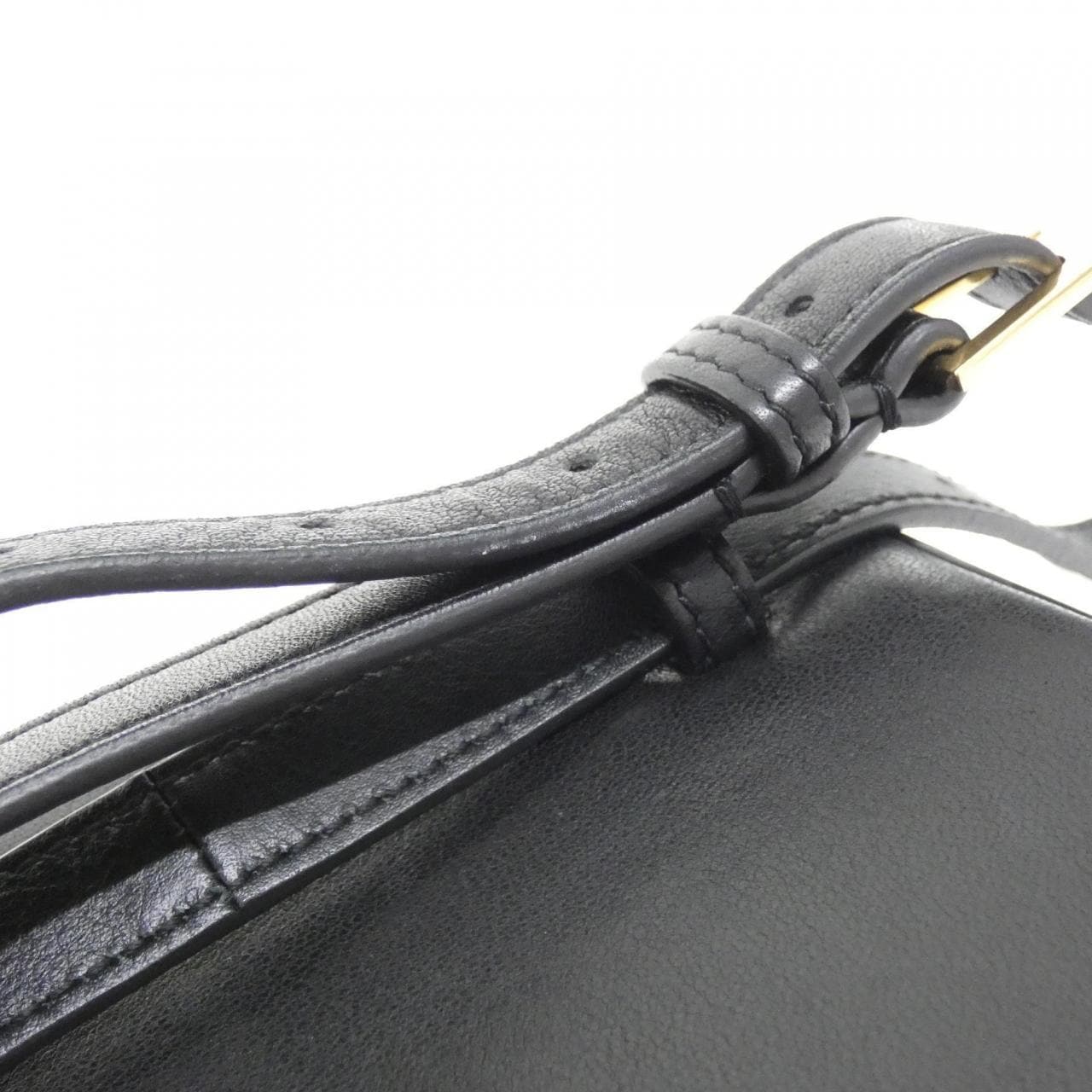 SAINT LAURENT 557574 0YD0J Belt Bag Leather Black Leather - Thumbnail 7