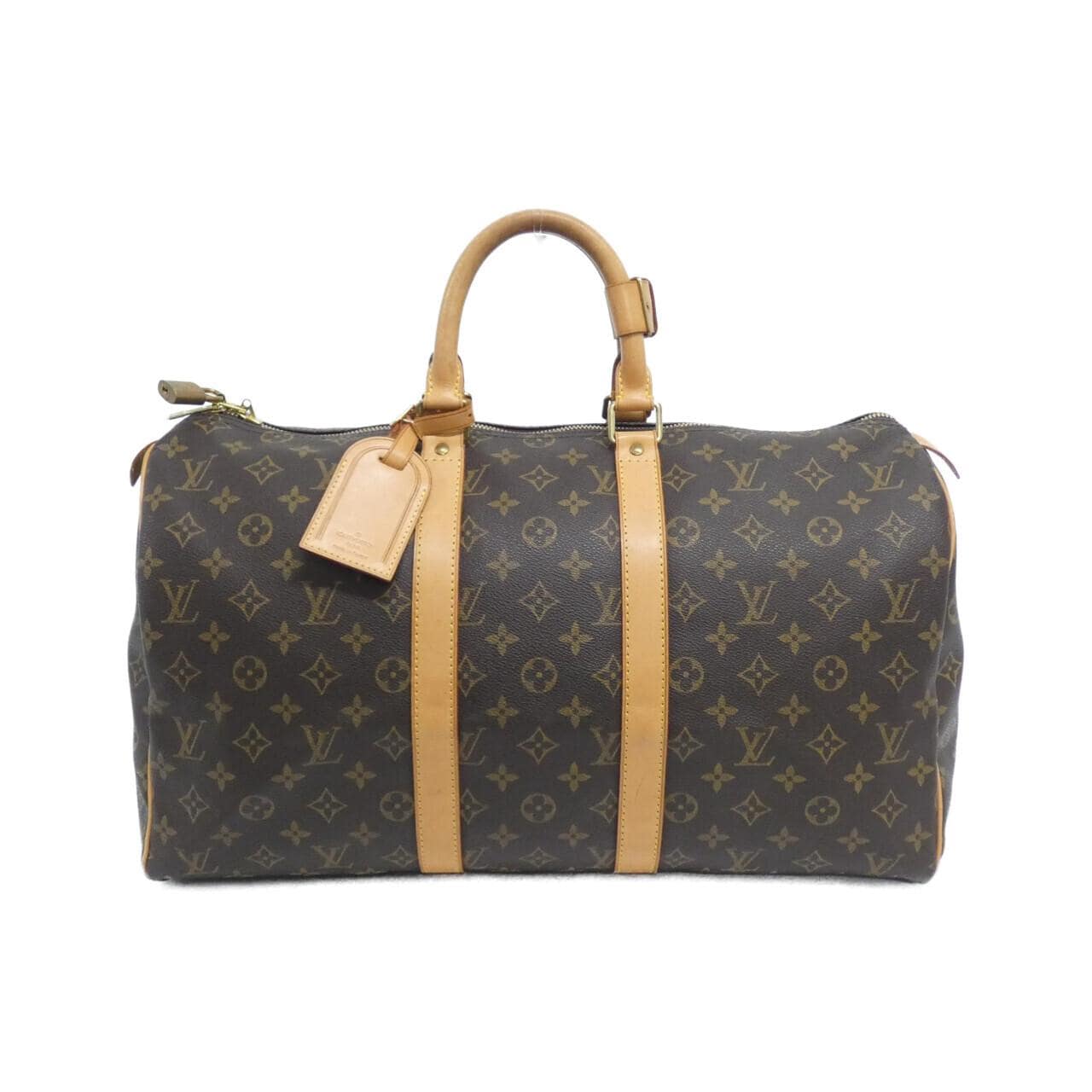 LOUIS VUITTON Keepall M41428 Boston Bag Monogram Black