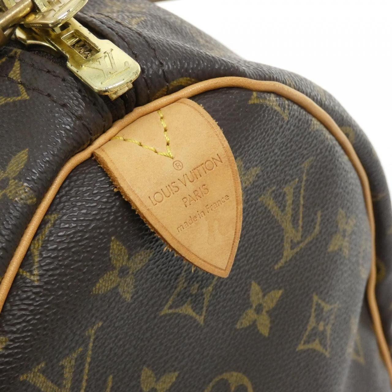 LOUIS VUITTON Keepall M41428 Boston Bag Monogram 黑色 Monogram 中古品B - 縮圖 5