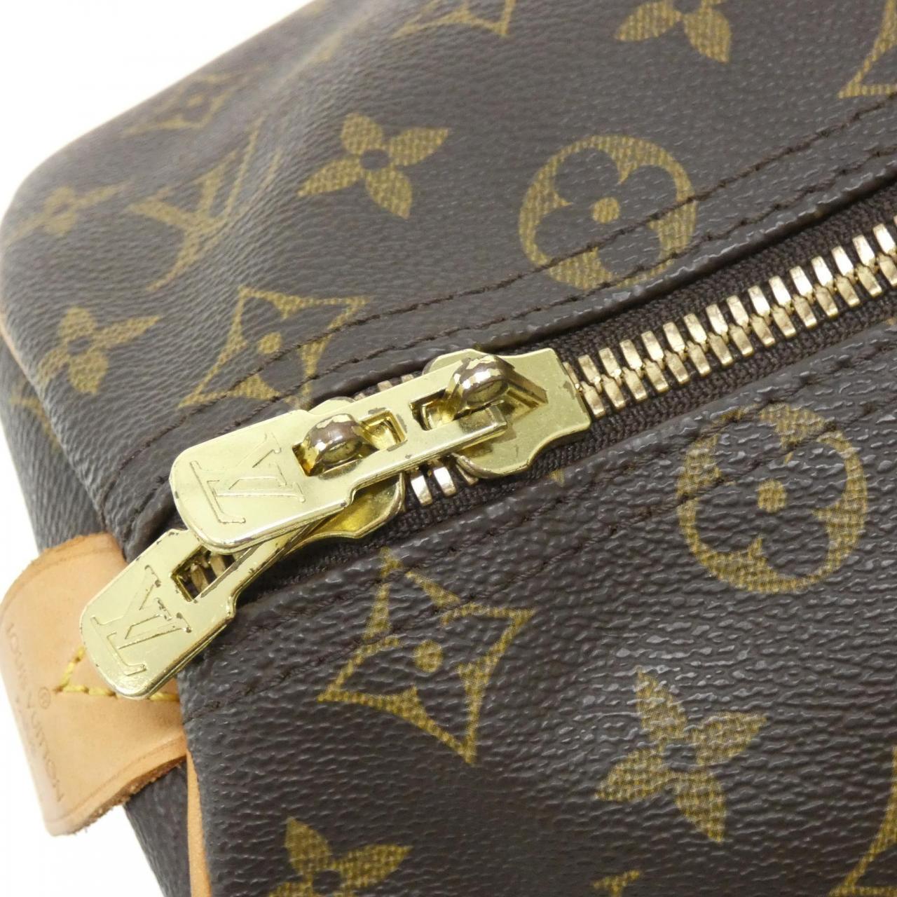 LOUIS VUITTON Keepall M41428 Boston Bag Monogram 黑色 Monogram 中古品B - 縮圖 7