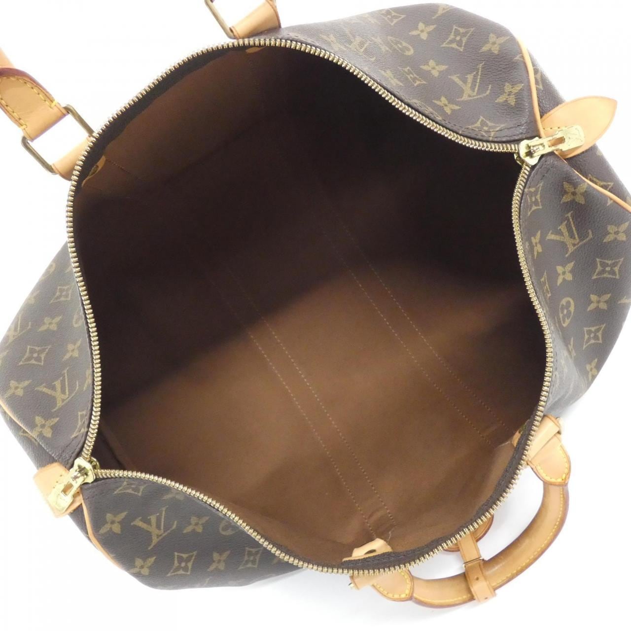 LOUIS VUITTON Keepall M41428 Boston Bag Monogram 黑色 Monogram 中古品B - 縮圖 10