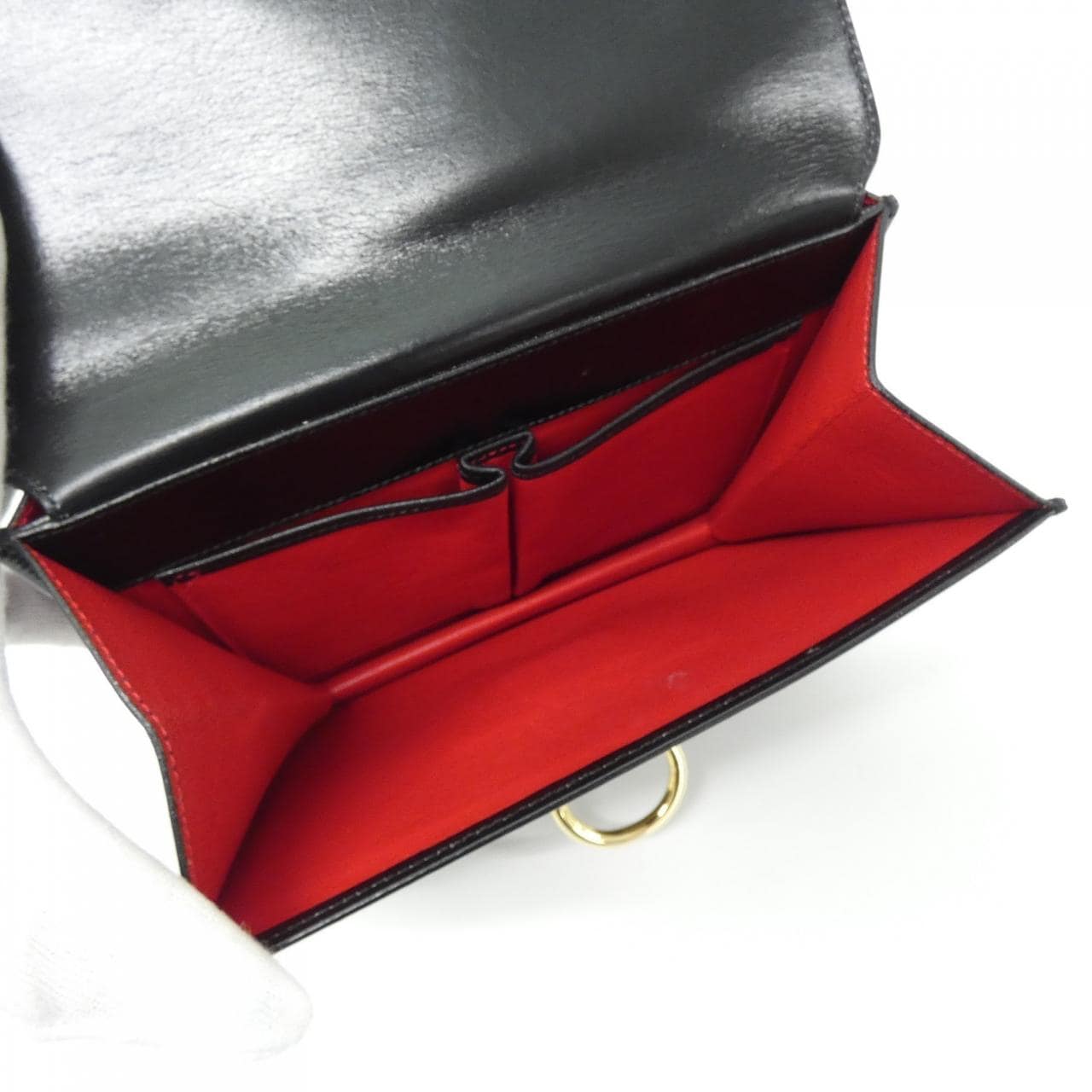 CELINE Bag Leather 黑色 皮革 中古品B - 縮圖 7