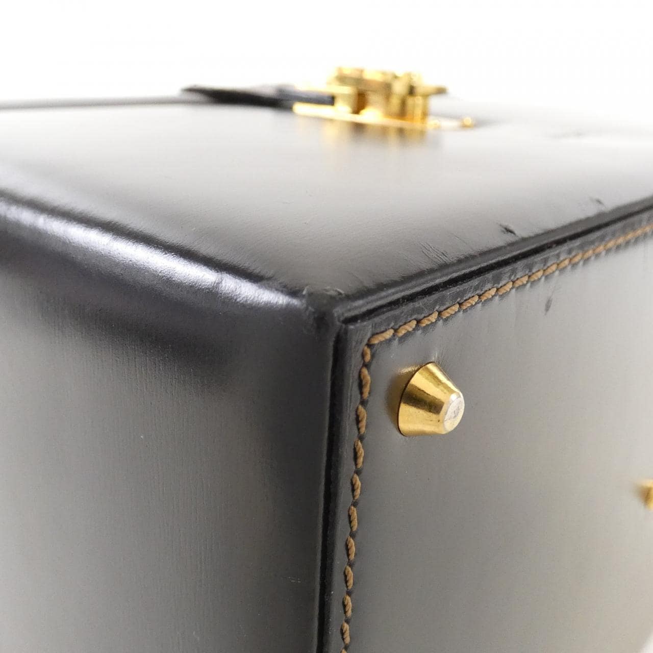 LOEWE Bag Leather Black Leather Rank A - Thumbnail 3