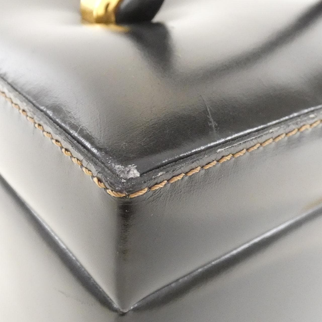 LOEWE Bag Leather Black Leather Rank A - Thumbnail 4