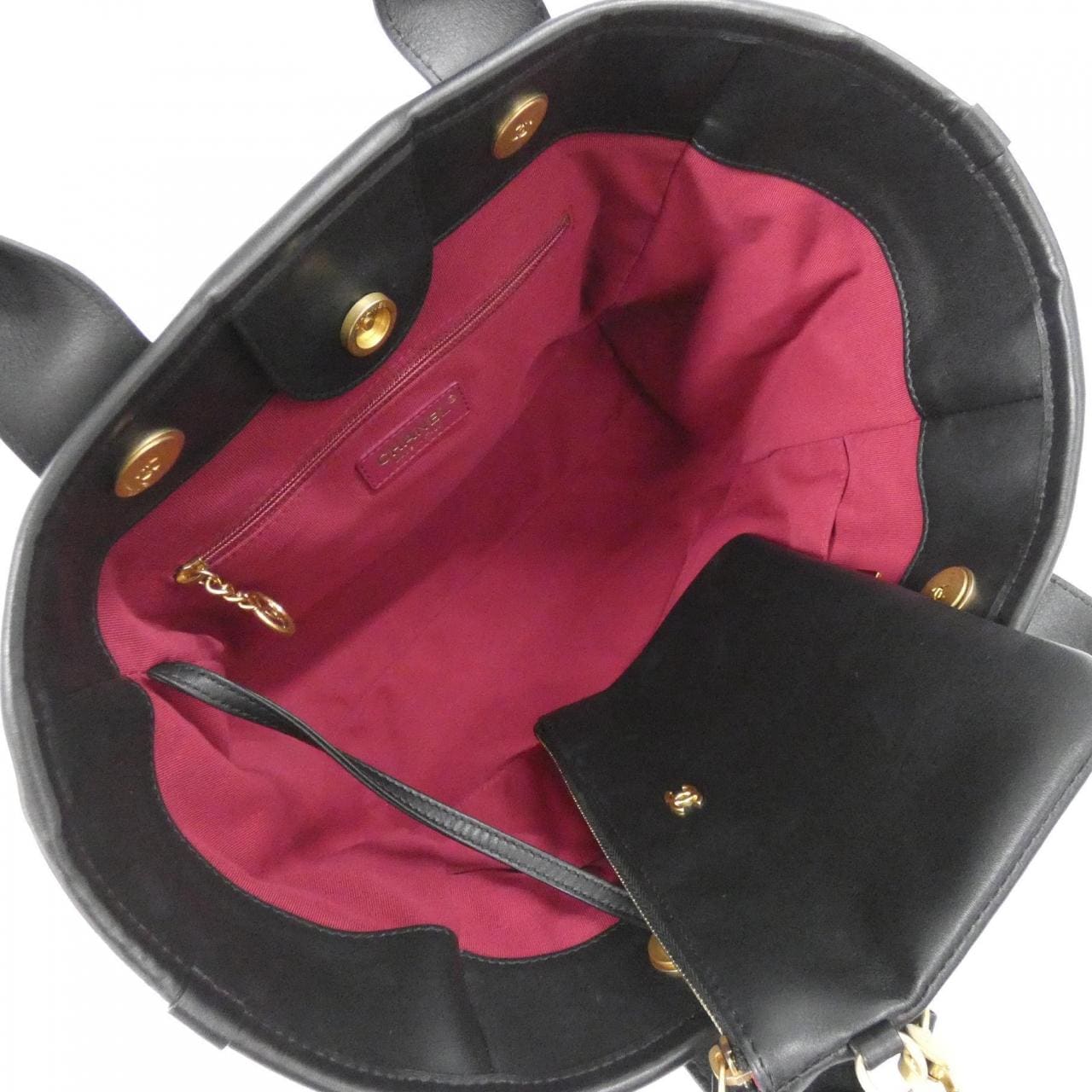 CHANEL Deauville AS3257 Bag Black - Thumbnail 8