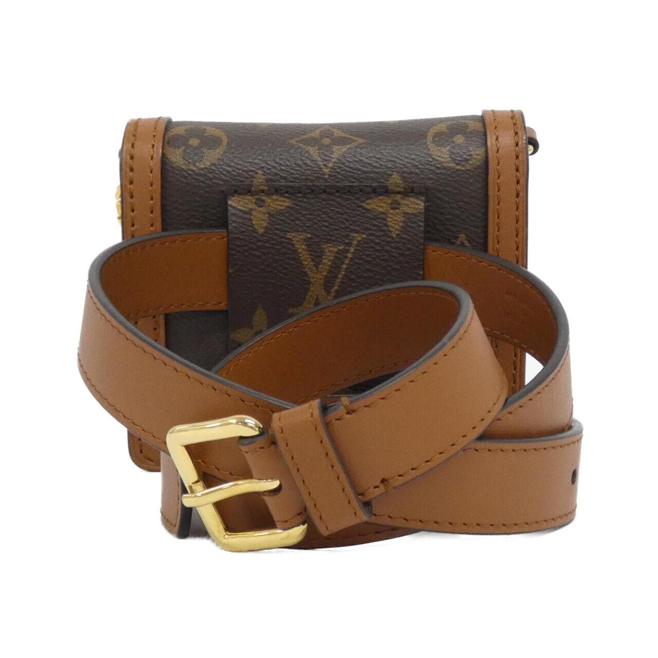 LOUIS VUITTON Dauphine M68621 Belt Bag Monogram 黑色 Monogram 中古品A - 縮圖 2