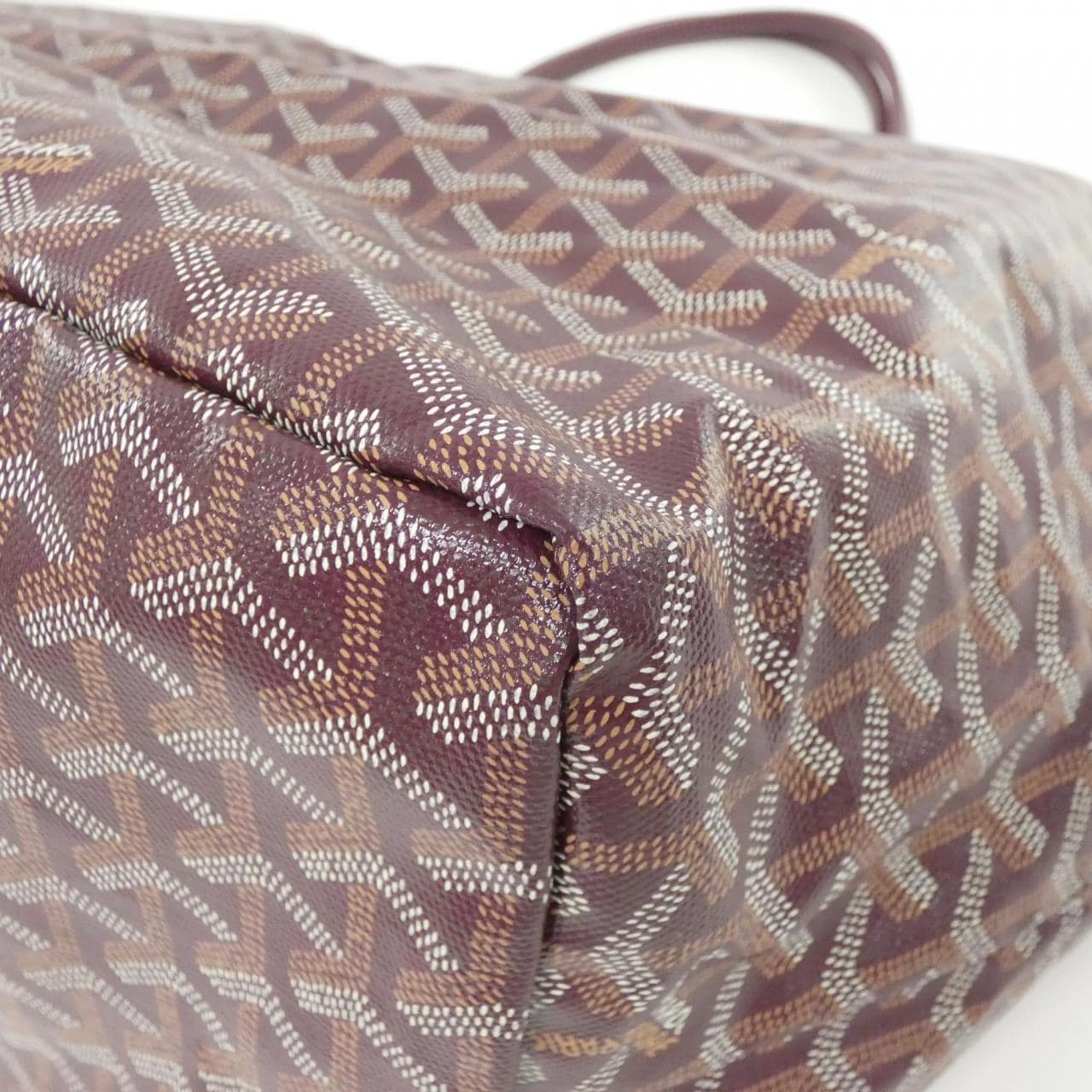 GOYARD Saint Louis AMA LOUIS GM Bag Canvas 黑色 帆布 中古品A - 縮圖 2