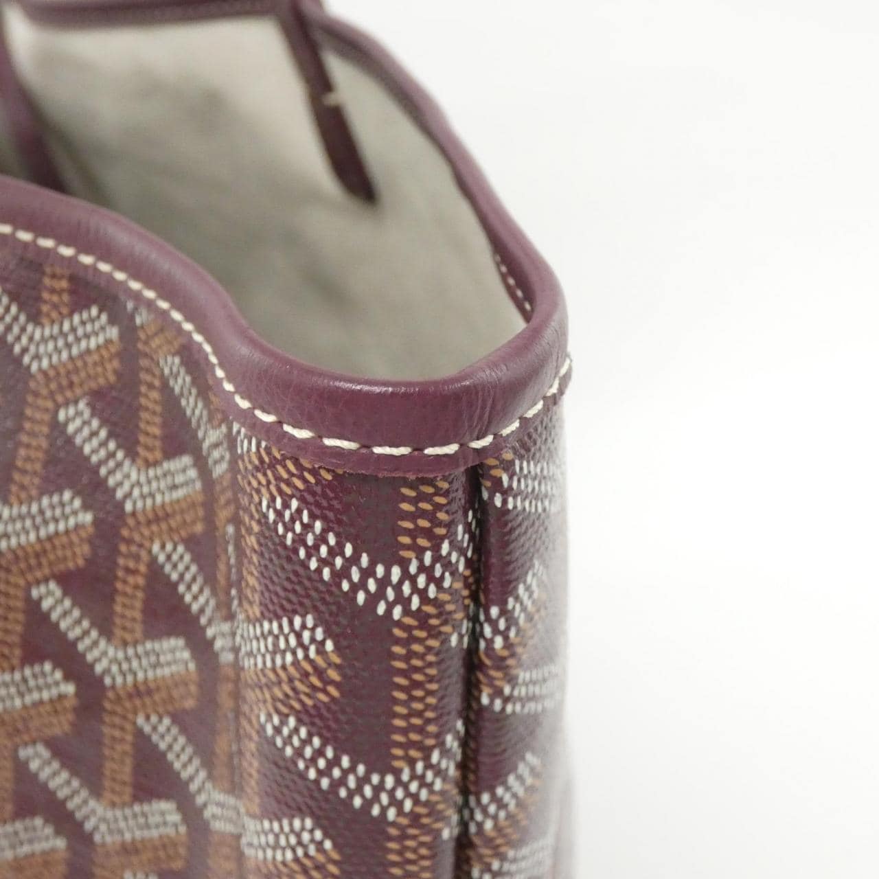 GOYARD Saint Louis AMA LOUIS GM Bag Canvas 黑色 帆布 中古品A - 縮圖 4