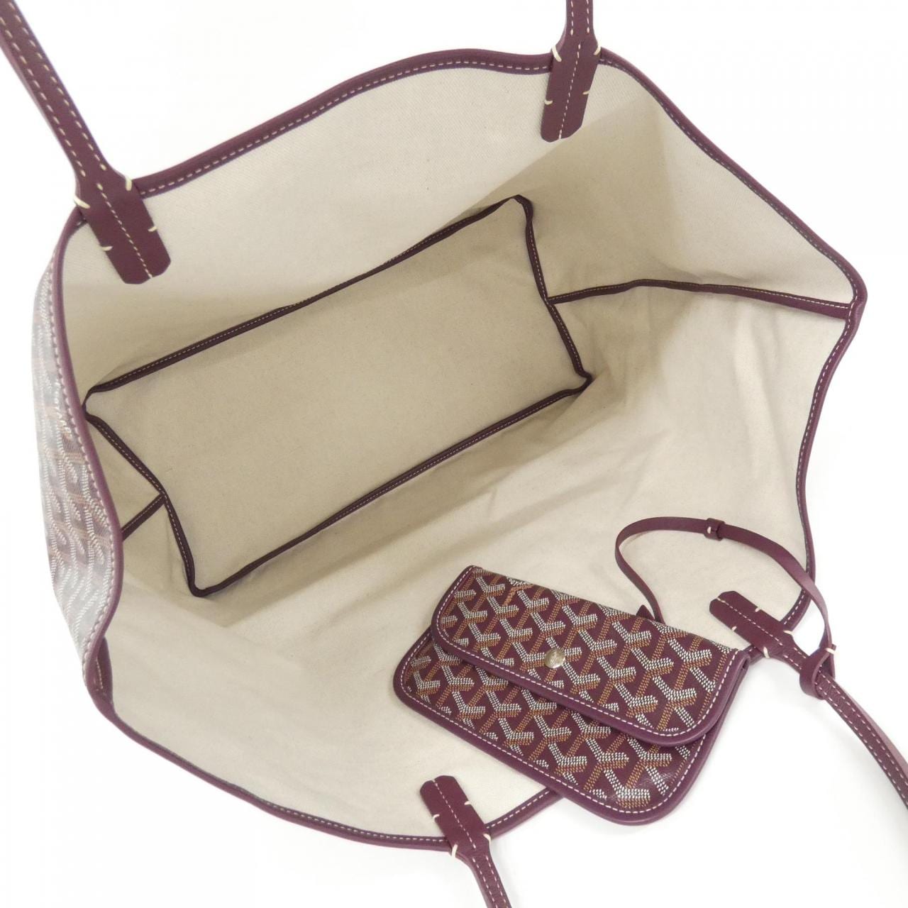 GOYARD Saint Louis AMA LOUIS GM Bag Canvas 黑色 帆布 中古品A - 縮圖 7