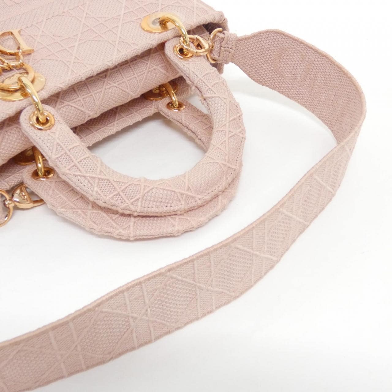 DIOR Lady Dior M0565JREY Bag Canvas Black Canvas - Thumbnail 5