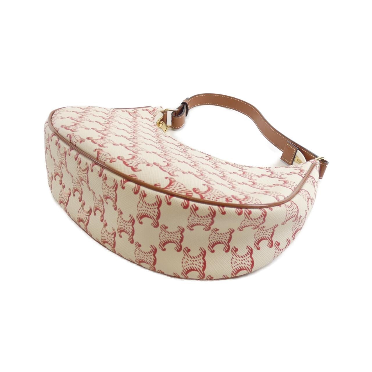 CELINE 193952BZJ Shoulder Bag Canvas 黑色 帆布 中古品B - 縮圖 2