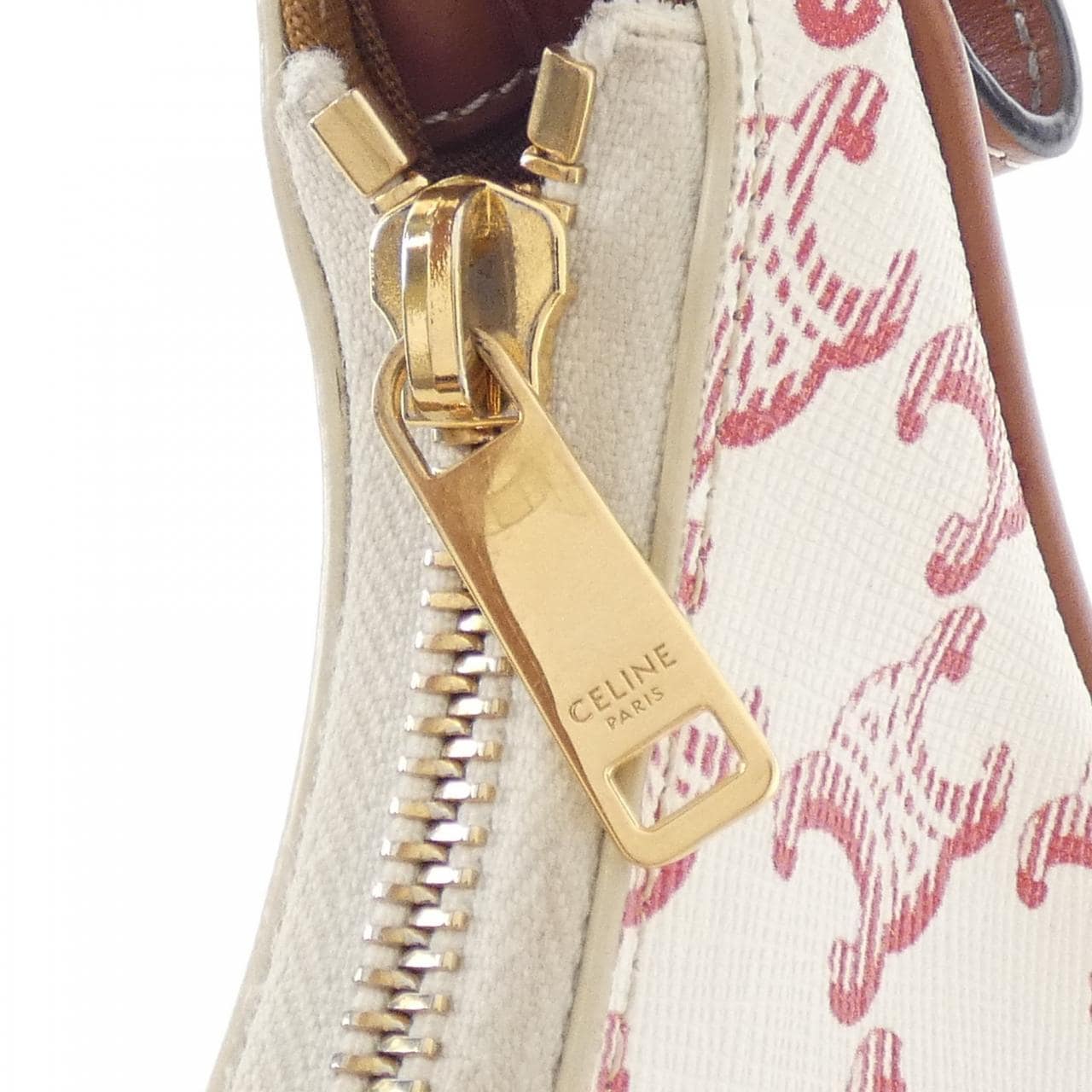 CELINE 193952BZJ Shoulder Bag Canvas 黑色 帆布 中古品B - 縮圖 6