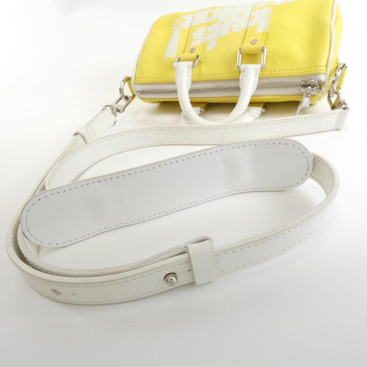 LOUIS VUITTON Keepall M80842 Boston Bag 黑色 中古品B - 縮圖 5