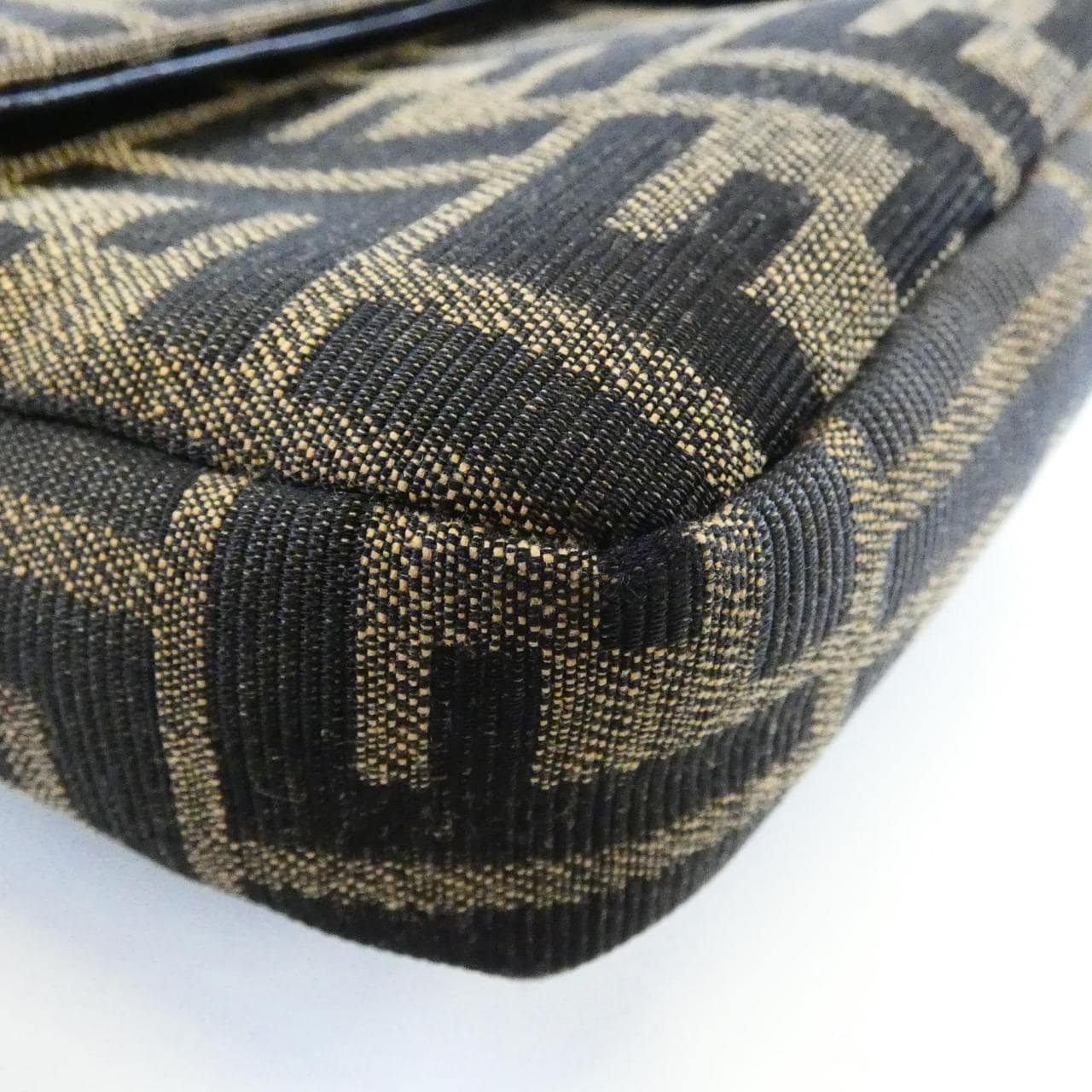 FENDI Baguette 7VA472 A9ZL Belt Canvas Black Canvas - Thumbnail 3