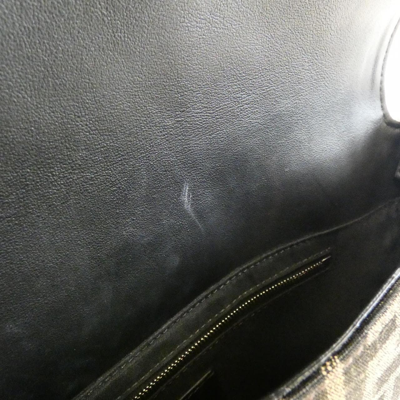 FENDI Baguette 7VA472 A9ZL Belt Canvas Black Canvas - Thumbnail 9