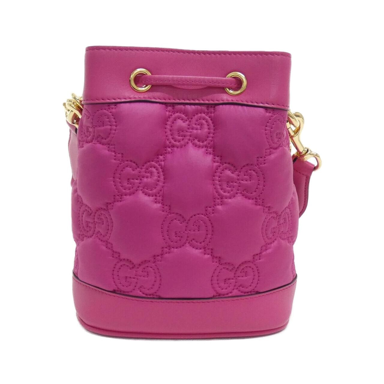 GUCCI GG Matelasse 728231 FABLA Shoulder Bag Leather 黑色 皮革 中古品A - 縮圖 2