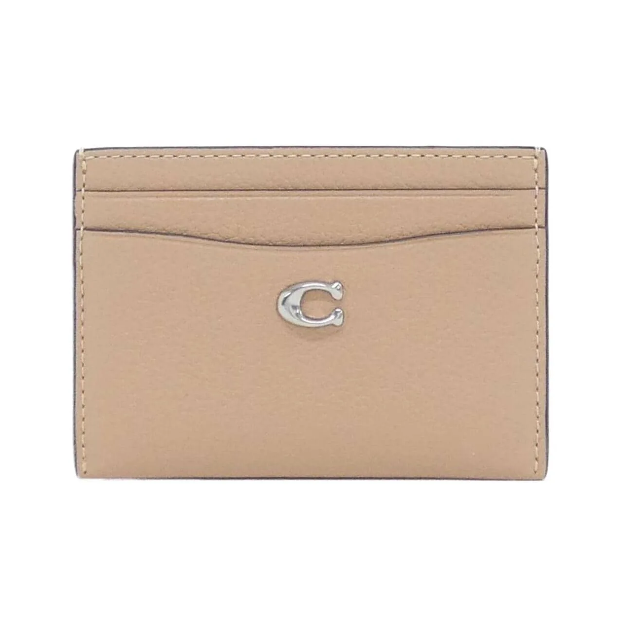 COACH CM436 Card Case Leather Black