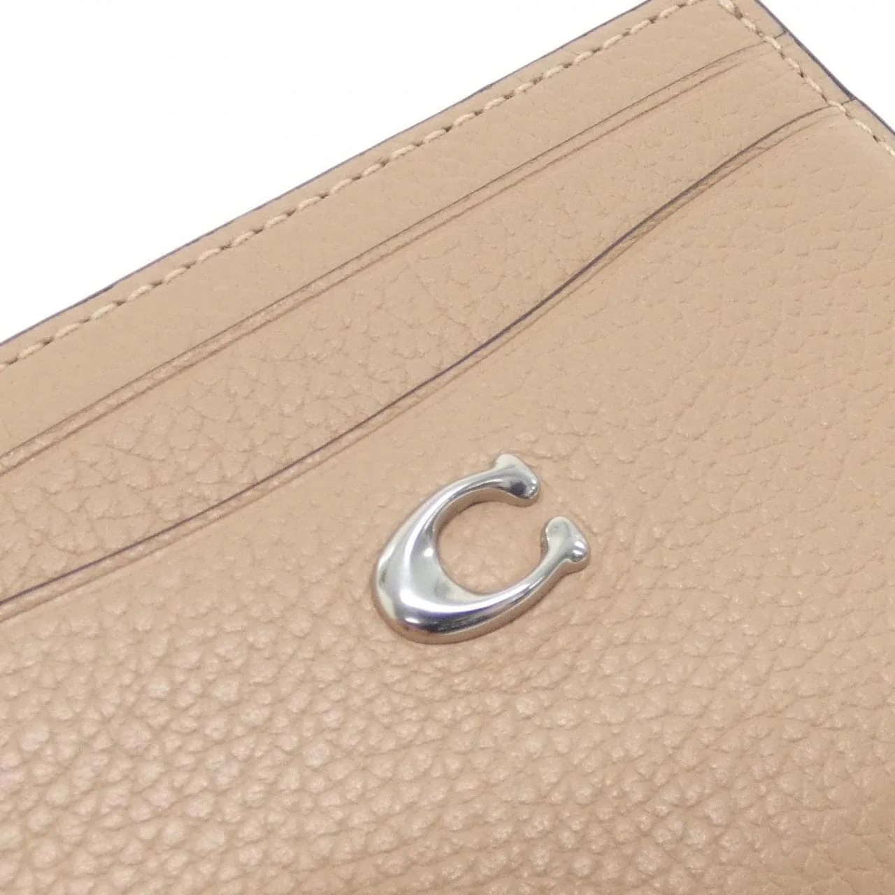 COACH CM436 Card Case Leather Black Leather New - Thumbnail 3