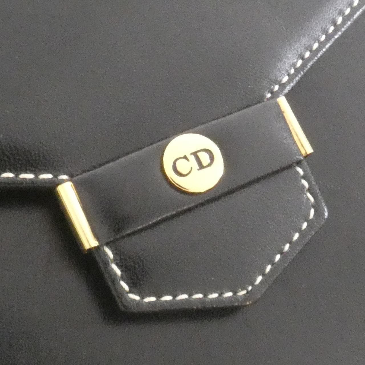 DIOR Bag Leather Black Leather Rank B - Thumbnail 5