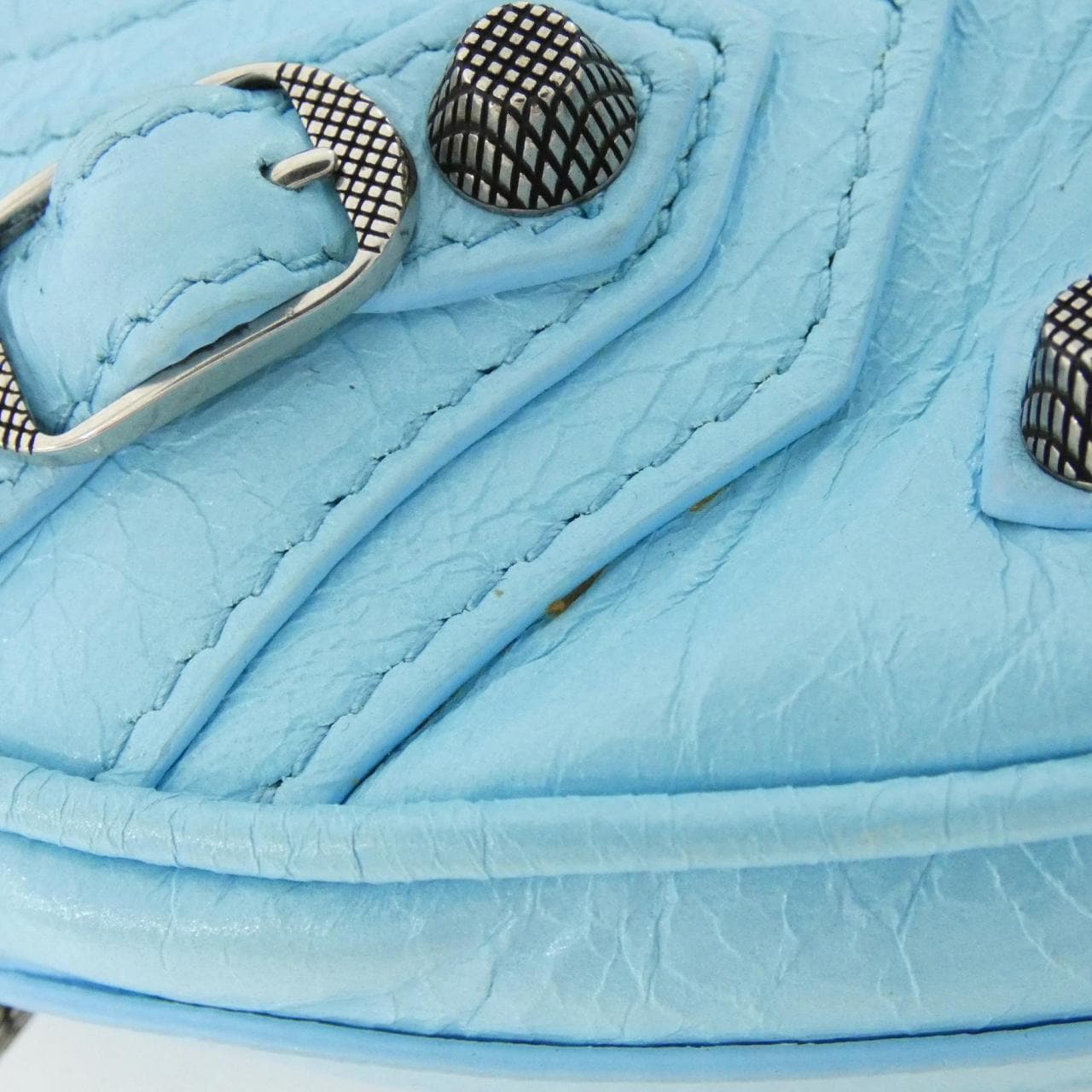 BALENCIAGA Le Cagole 722781 1VG9Y Shoulder Bag Lambskin Black Lambskin - Thumbnail 4