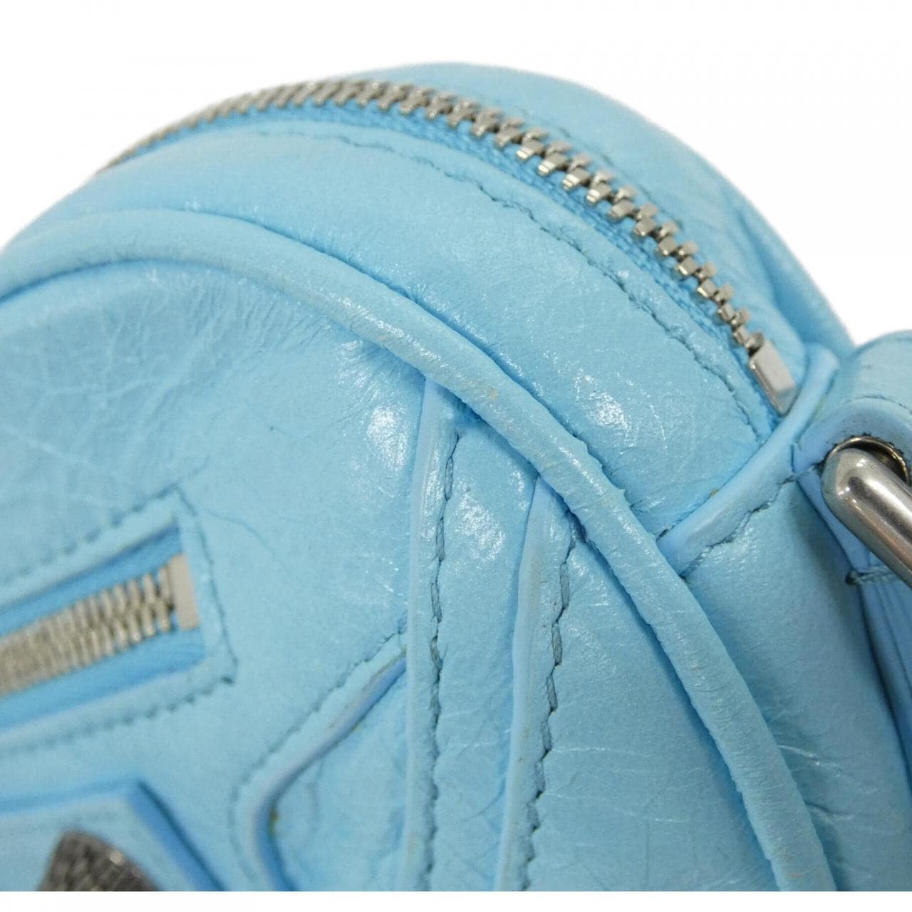 BALENCIAGA Le Cagole 722781 1VG9Y Shoulder Bag Lambskin Black Lambskin - Thumbnail 8