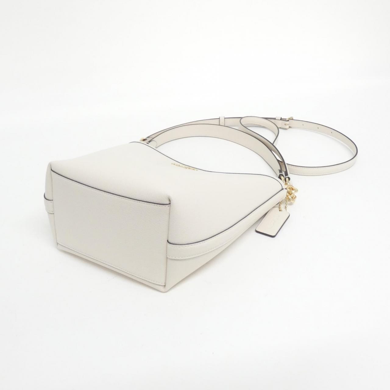 COACH CT801 Shoulder Bag Leather Black Leather - Thumbnail 3