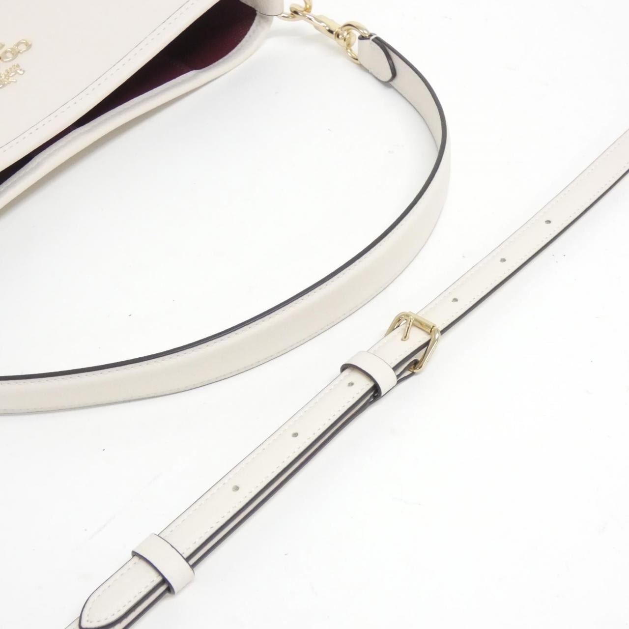 COACH CT801 Shoulder Bag Leather Black Leather - Thumbnail 5