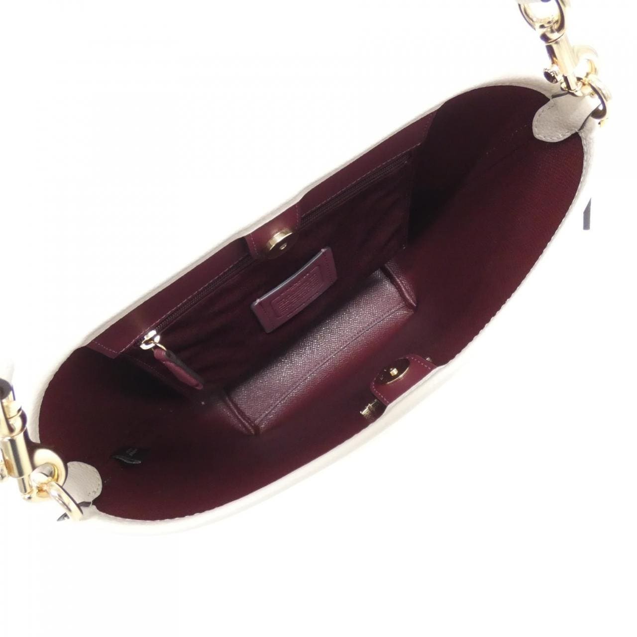 COACH CT801 Shoulder Bag Leather Black Leather - Thumbnail 6