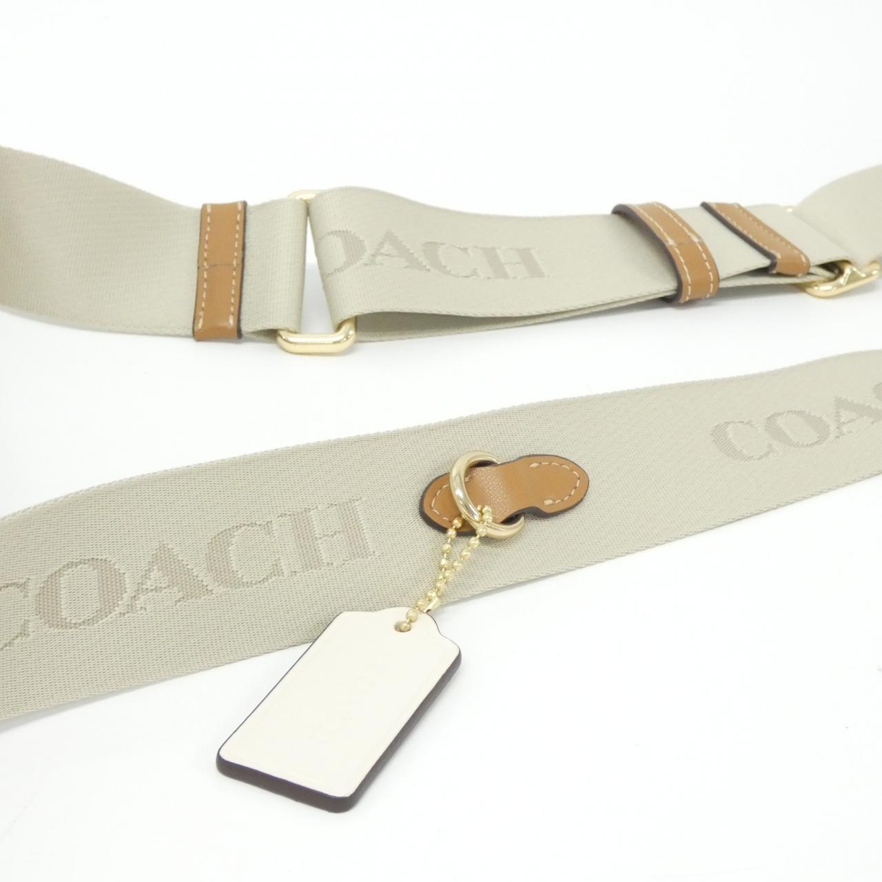 COACH CT255 Shoulder Bag Canvas 黑色 帆布 新品 - 縮圖 6