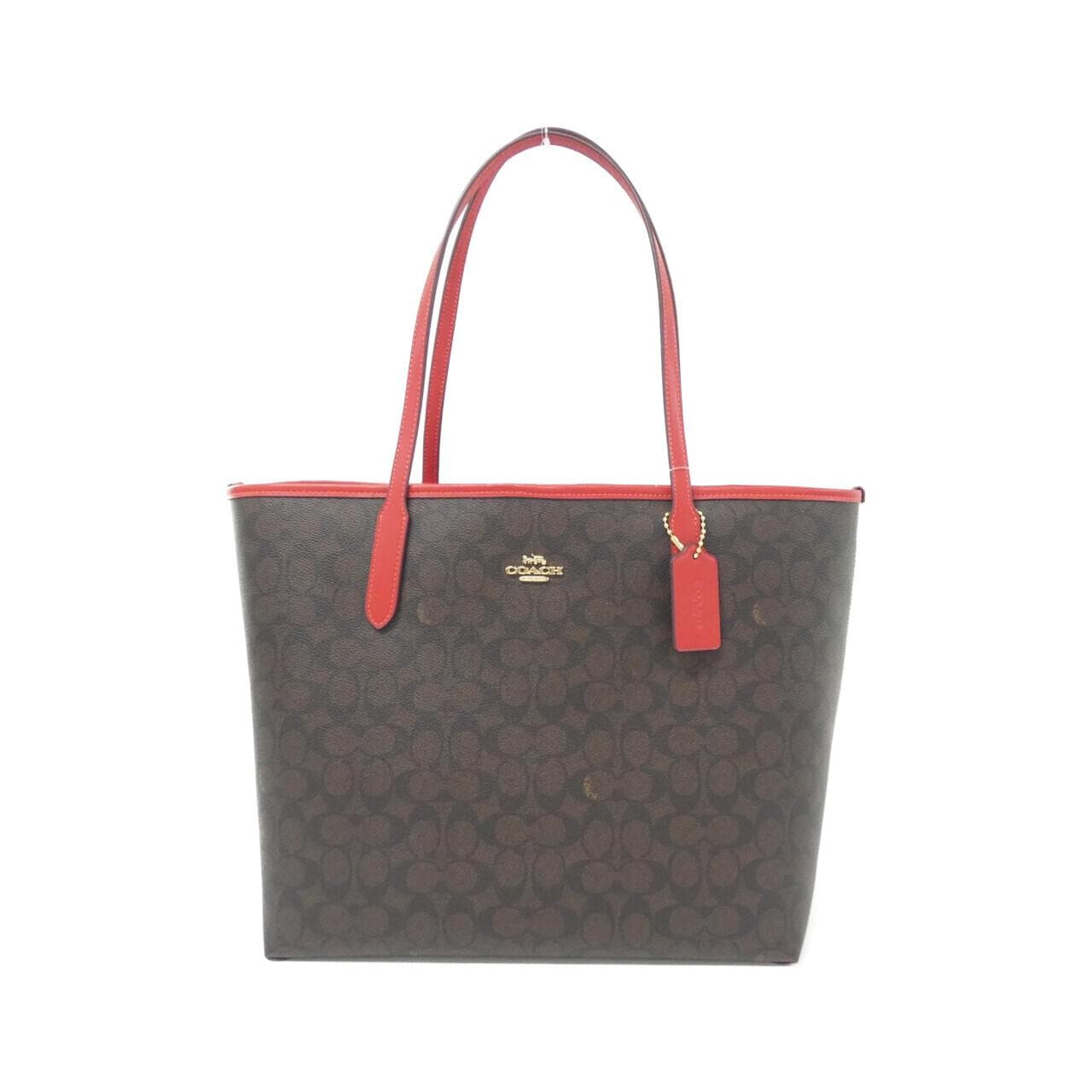 COACH CV976 Handbag Canvas