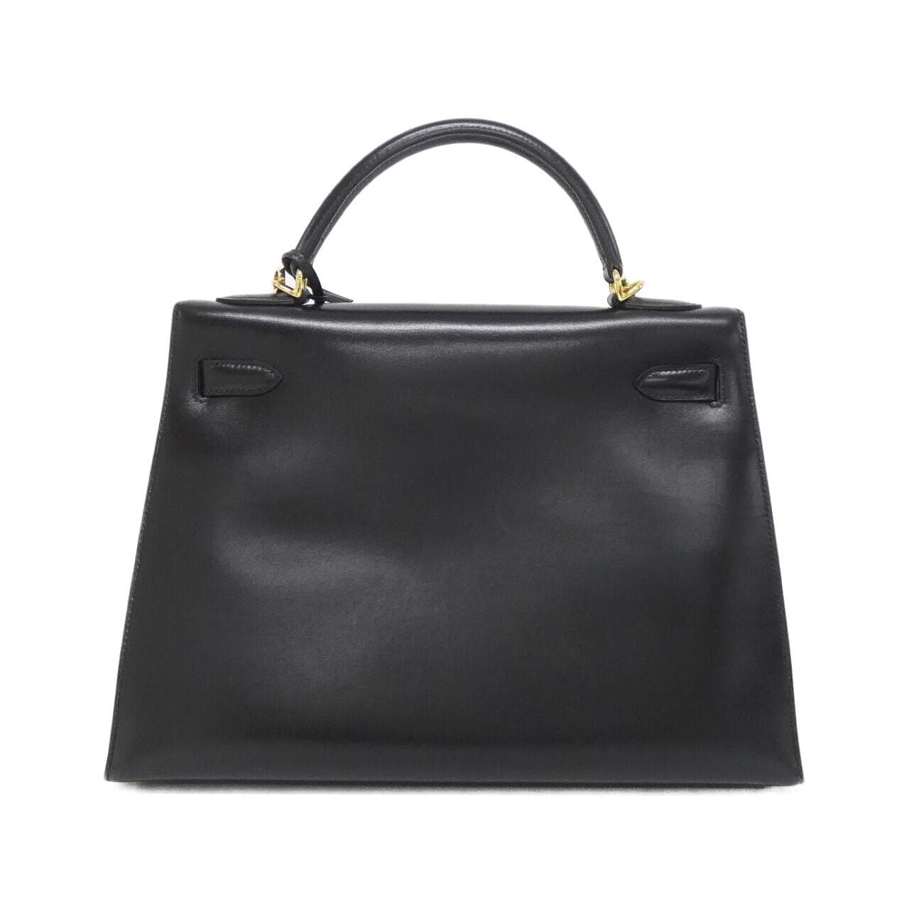 HERMES HERMÈS Kelly 001858CC Bag Box Calf Black Box Calf Leather - Thumbnail 2